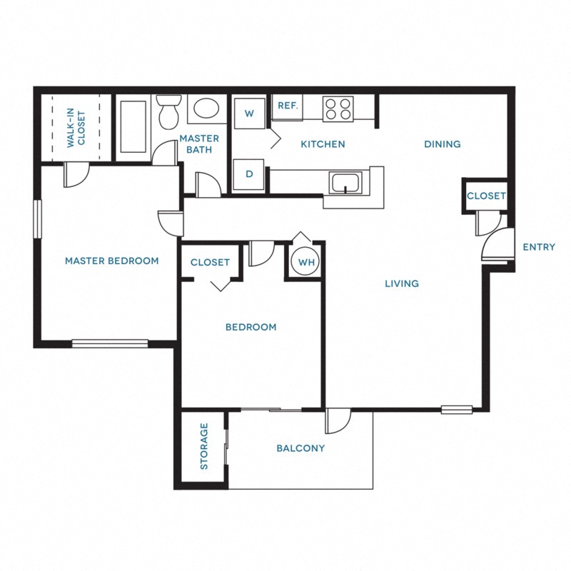 Oak floor plan